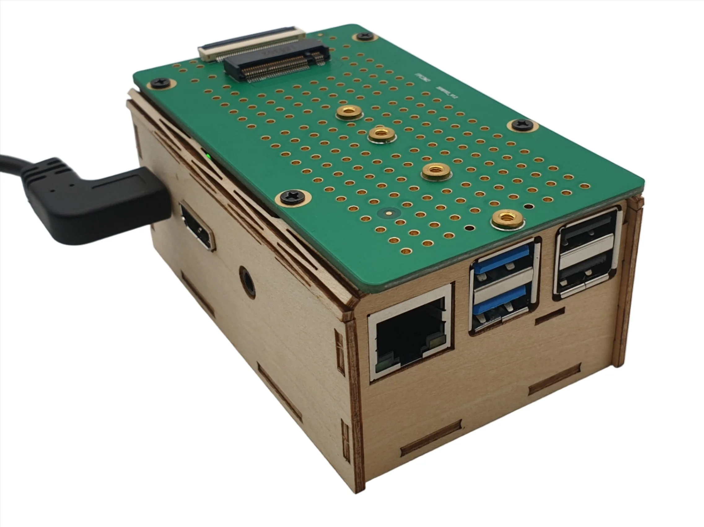 ecoPI Easycase 0815               wood housing for ROCK 4 - Image 6