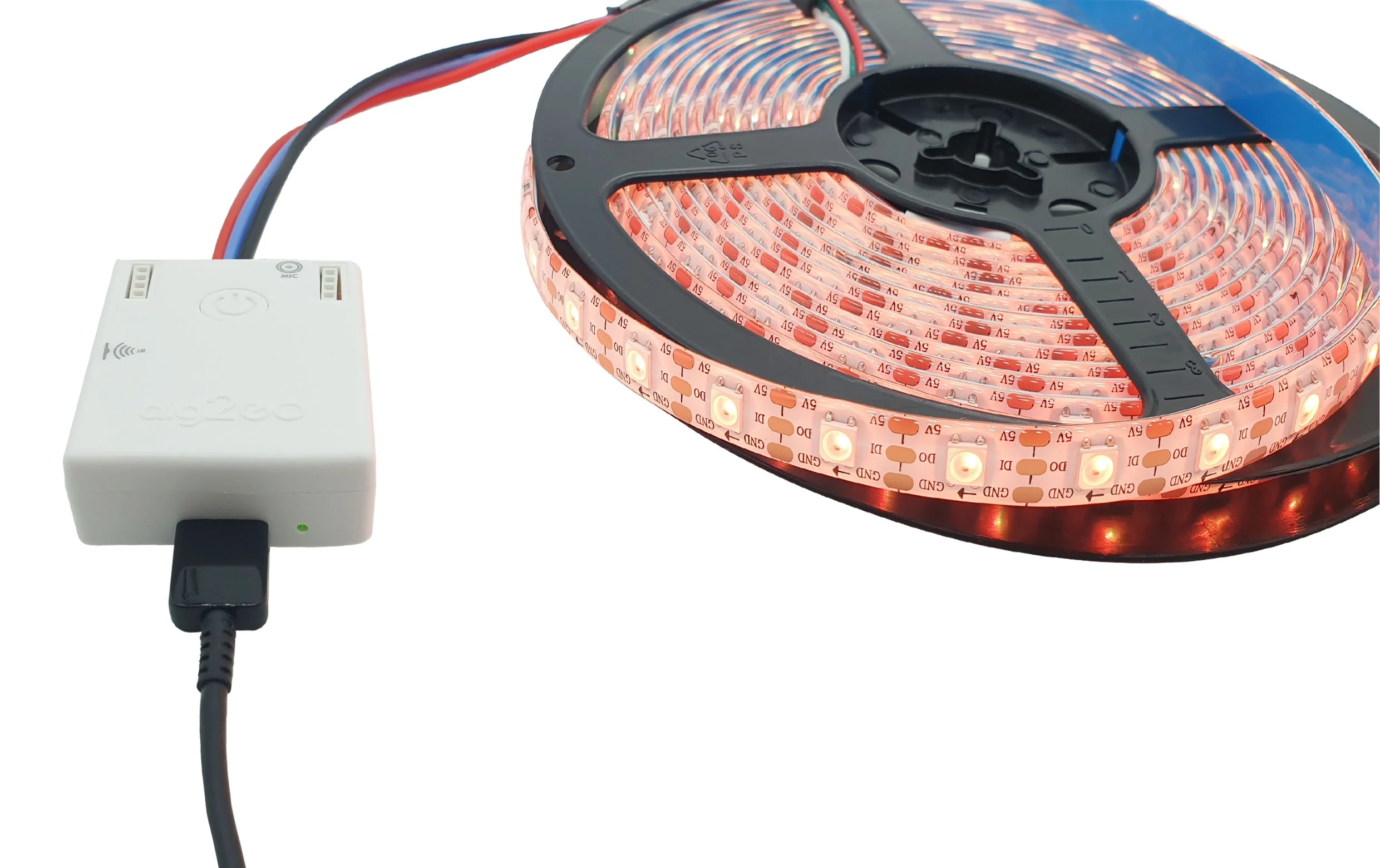 QuinLED dig2GO portable DIGITAL LED controller bundles with Bullet Pixels - Image 4
