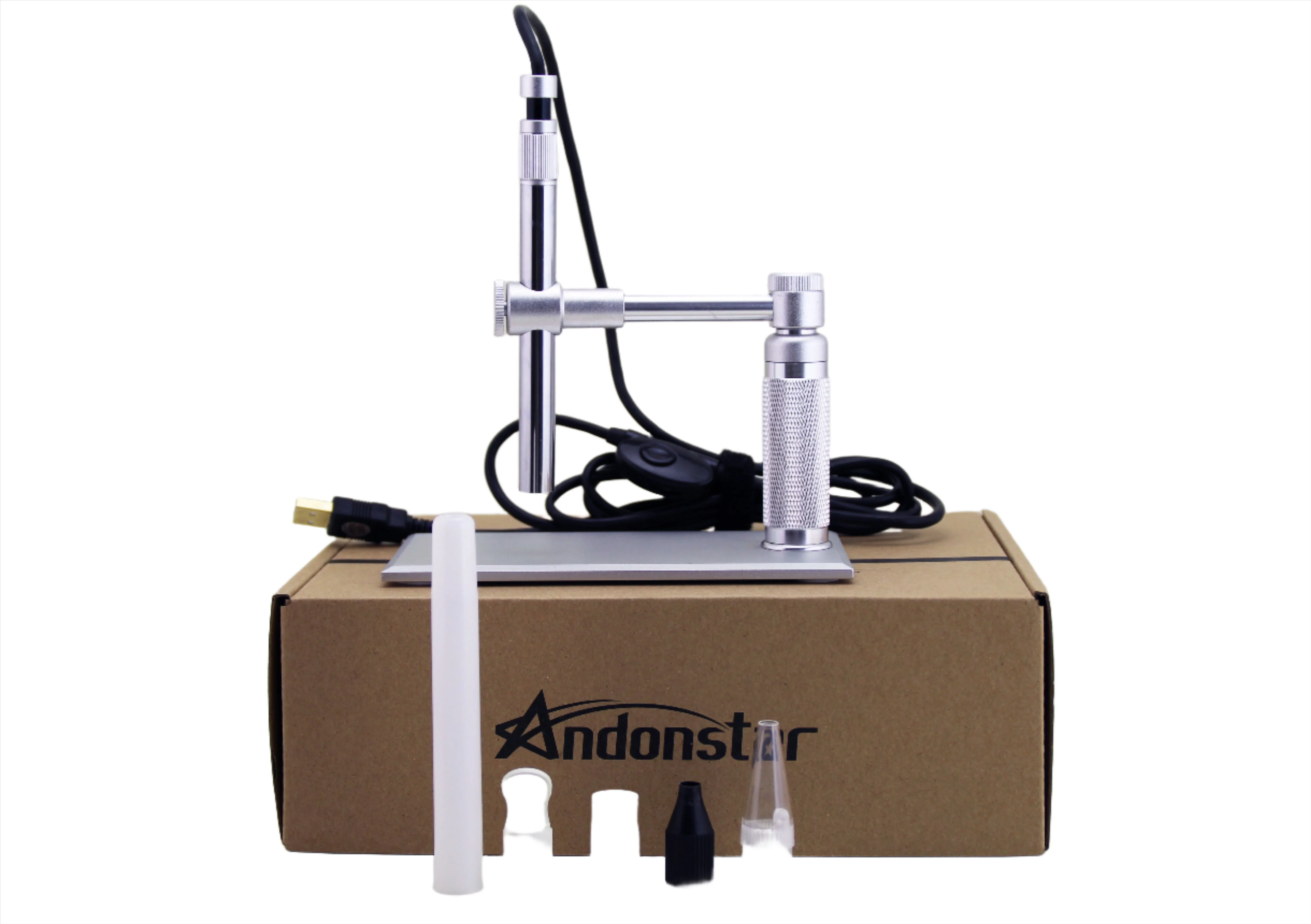 ANDONSTAR Digital USB Microscope with stand and integrated LED light - Image 4