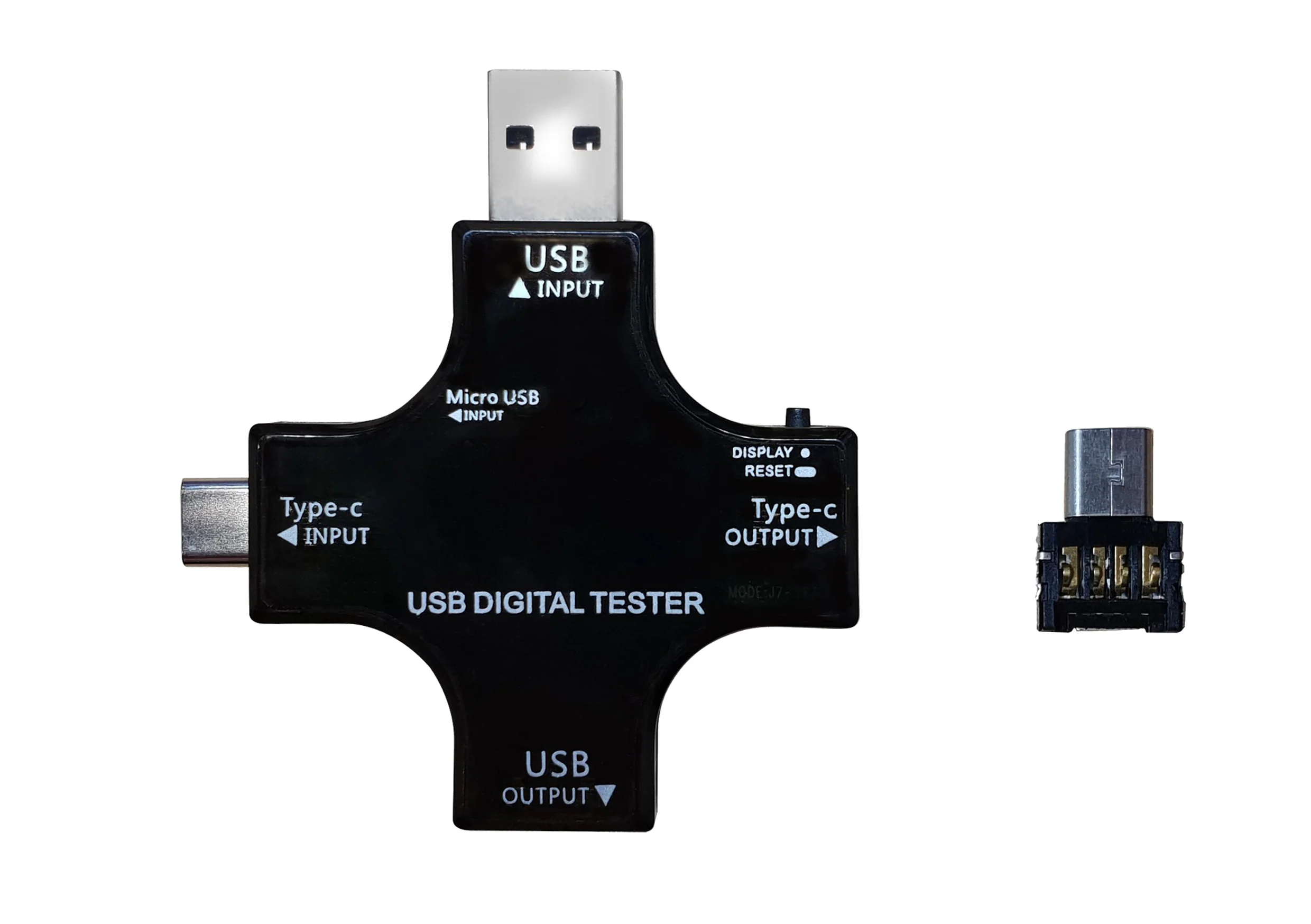 USB Power Meter with USB type-C, type-B, and Micro USB Port, RGB and Bluetooth - Image 3